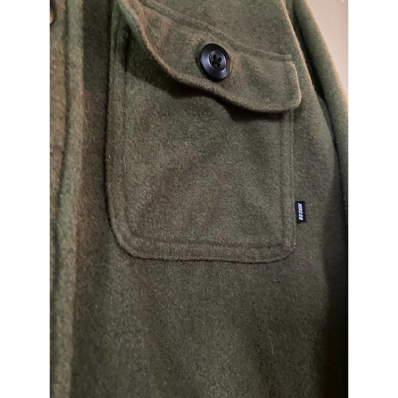 Size S Nike SB Holgate shirt button down olive green lined - Picture 5 of 5